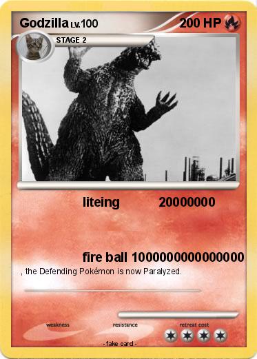 Pokemon Godzilla