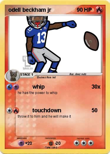 Pokemon odell beckham jr