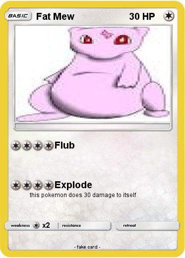 Pokemon Fat Mew