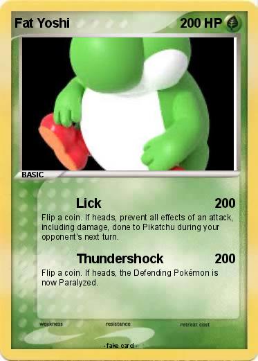Pokemon Fat Yoshi