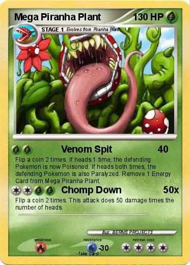 Pokemon Mega Piranha Plant