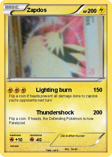 Pokemon Zapdos