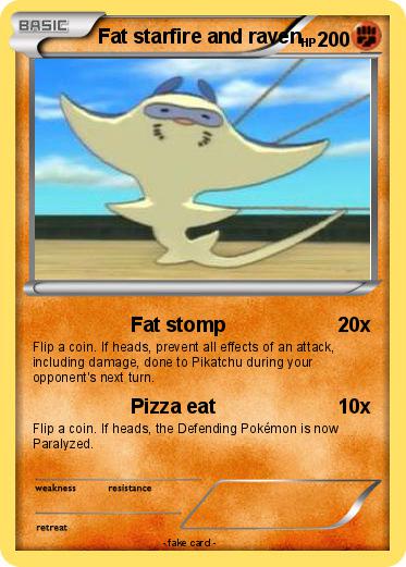 Pokemon Fat starfire and raven