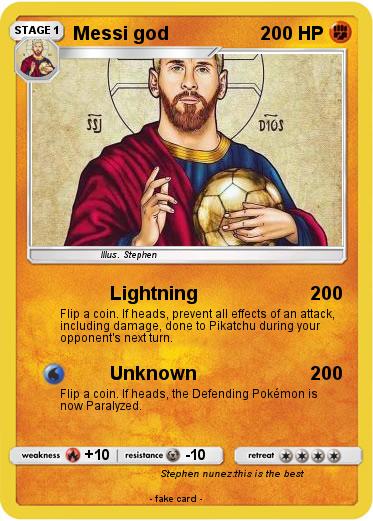 Pokemon Messi god