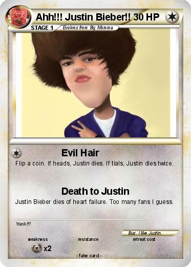 Pokemon Ahh!!! Justin Bieber!!