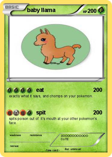 Pokemon baby llama