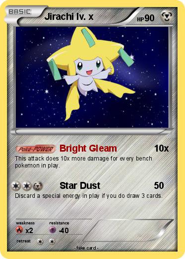 Pokemon Jirachi lv. x