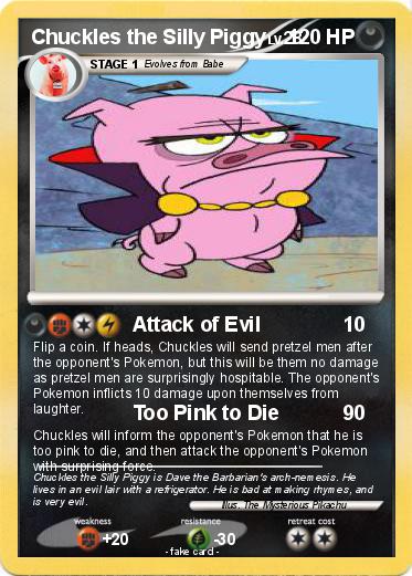 Pokemon Chuckles the Silly Piggy