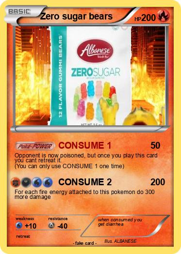 Pokemon Zero sugar bears
