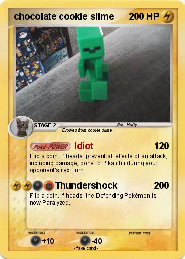 Pokemon chocolate cookie slime