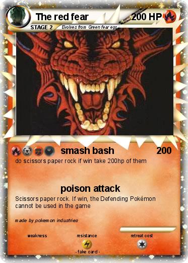 Pokemon The red fear
