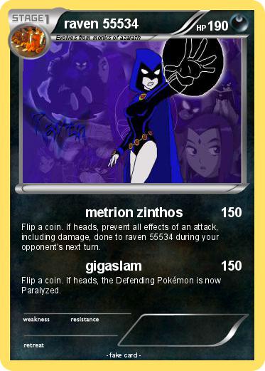 Pokemon raven 55534