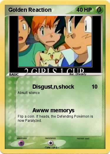 Pokemon Golden Reaction
