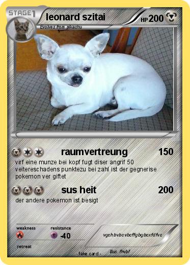 Pokemon leonard szitai