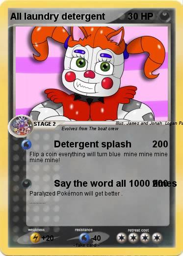 Pokemon All laundry detergent