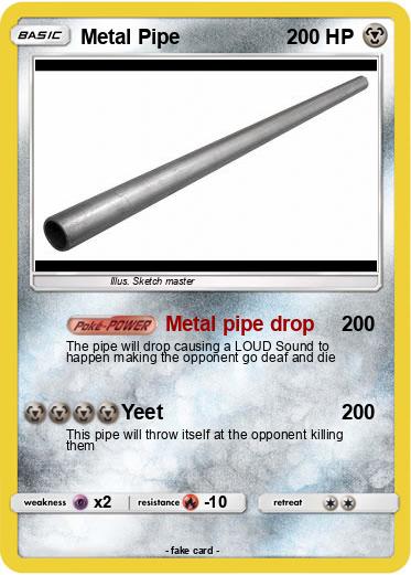 Pokemon Metal Pipe