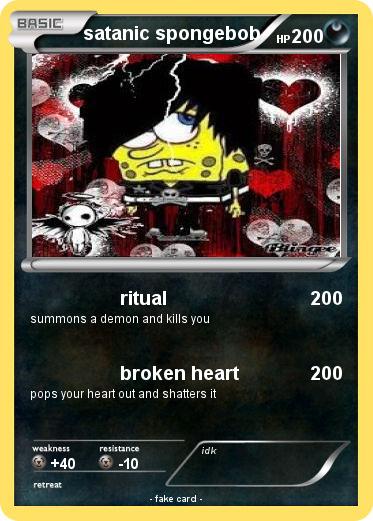 Pokemon satanic spongebob