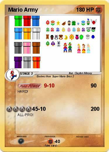Pokemon Mario Army