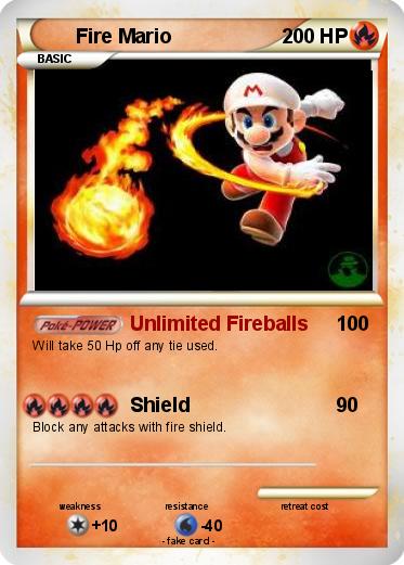 Pokemon Fire Mario
