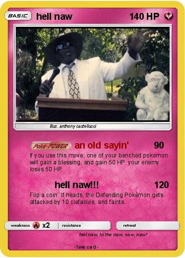 Pokemon hell naw