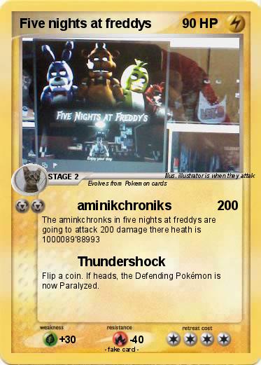 Pokemon Five nights at freddys