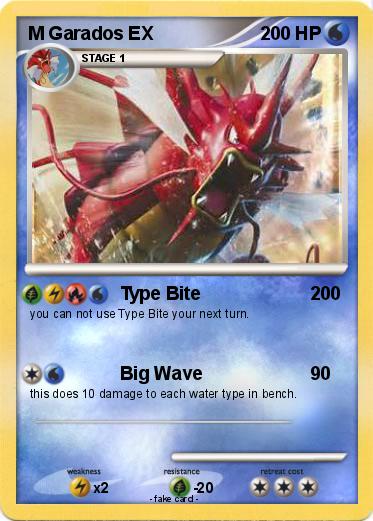 Pokemon M Garados EX