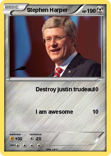 Pokemon Stephen Harper