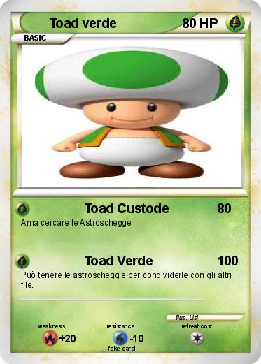 Pokemon Toad verde