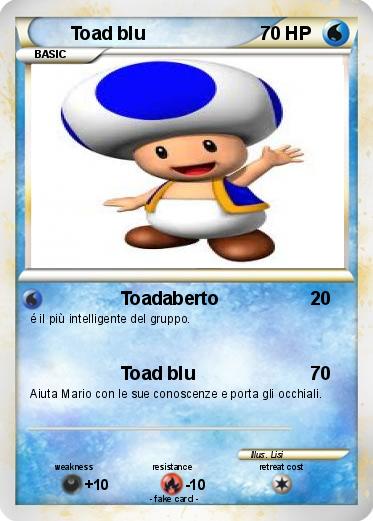 Pokemon Toad blu