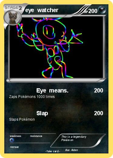 Pokemon eye  watcher