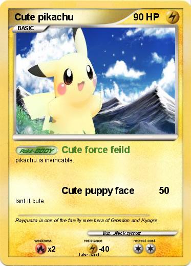 Pokemon Cute pikachu