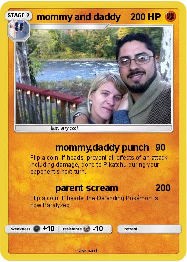 Pokemon mommy and daddy