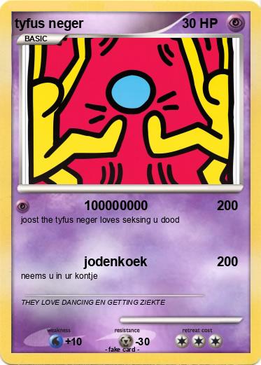Pokemon tyfus neger