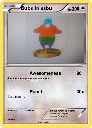 Pokemon Bubs in ssbu