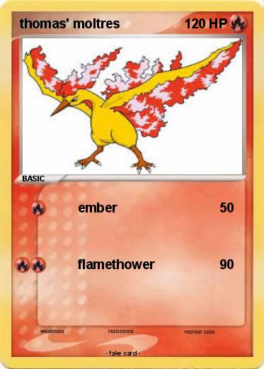 Pokemon thomas' moltres