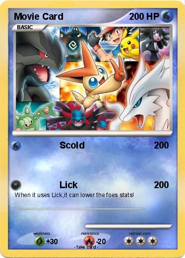 Pokemon Movie Card