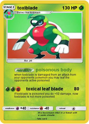 Pokemon toxiblade