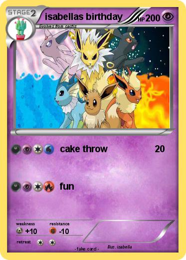 Pokemon isabellas birthday