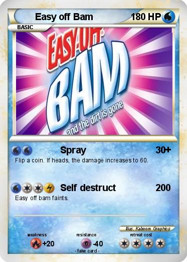 Pokemon Easy off Bam