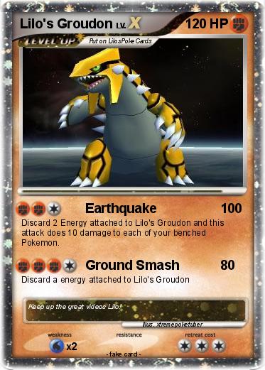 Pokemon Lilo's Groudon