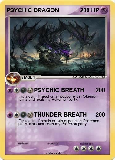 Pokemon PSYCHIC DRAGON