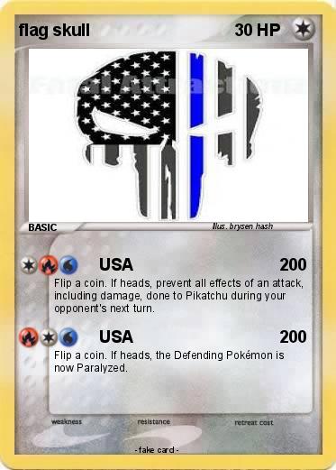 Pokemon flag skull
