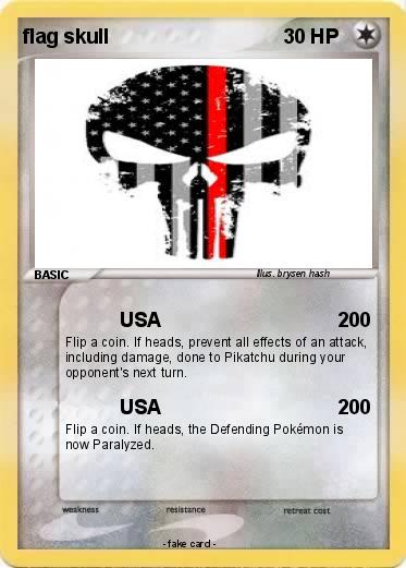 Pokemon flag skull