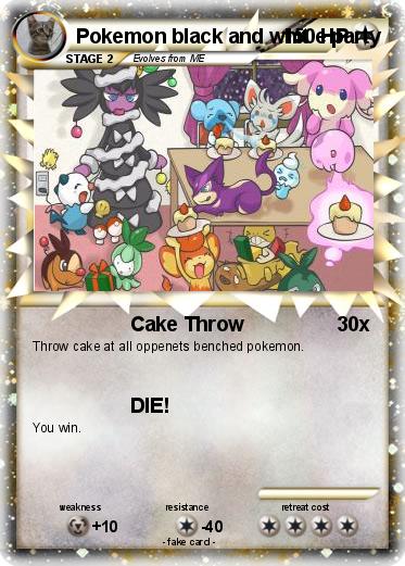 Pokemon Pokemon black and whit e party