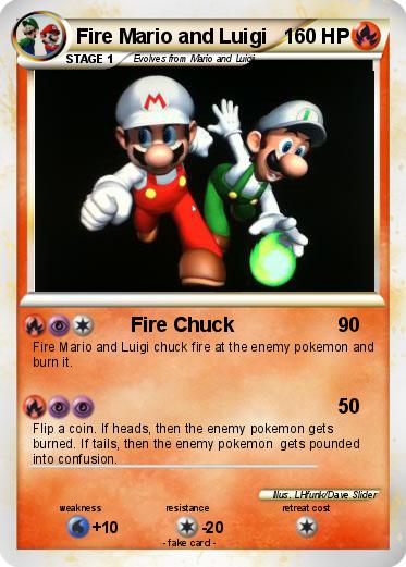 Pokemon Fire Mario and Luigi