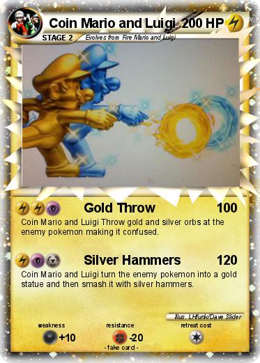 Pokemon Coin Mario and Luigi