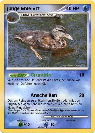 Pokemon junge Ente