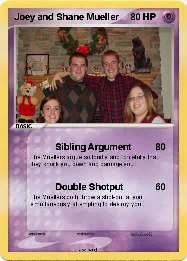 Pokemon Joey and Shane Mueller