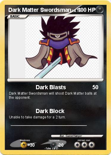 Pokemon Dark Matter Swordsman