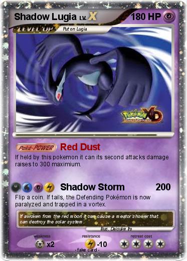 Pokemon Shadow Lugia